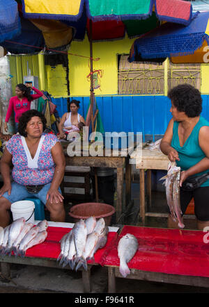 Markt-Szenen, Iquitos, die größte Stadt im peruanischen Regenwald und der Fifthlargest von Peru Stockfoto