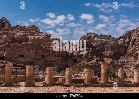 Schöne Petra in Jordanien Stockfoto
