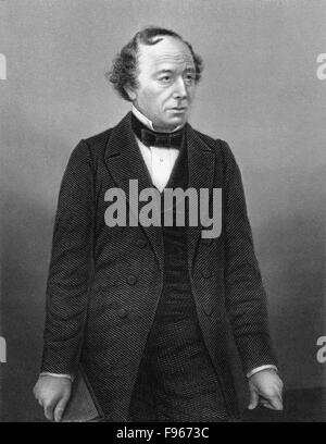 Benjamin Disraeli, 1. Earl of Beaconsfield, 1804-1881, ein britischer Staatsmann und Schriftsteller, Stockfoto