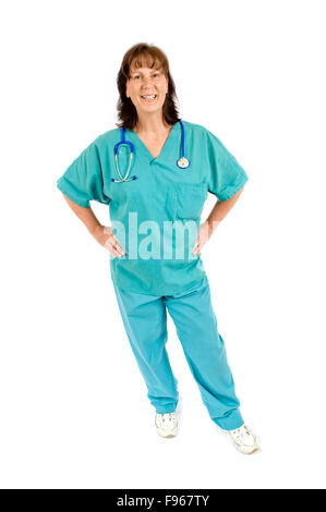 Freundliche weibliche Ärztin Stockfoto