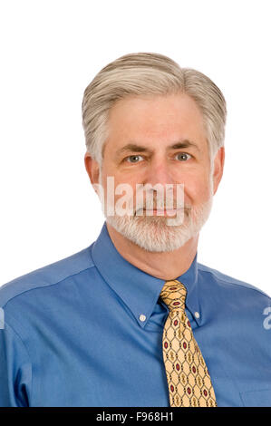 Lächelnd Mitte im Alter Mann Stockfoto