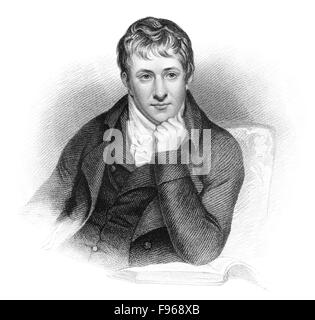 Sir Humphry Davy, 1778-1829, Cornish Chemiker und Erfinder, Sir Humphry Davy, 1778-1829, Ein englischen Chemiker Stockfoto
