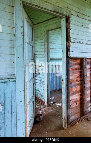 Louisville, nördlichen Saskatchewan, verlassenen einemRaum Schule Schulhaus, Louisville Schulbezirk teilqualifizierte RM von 1910 Stockfoto