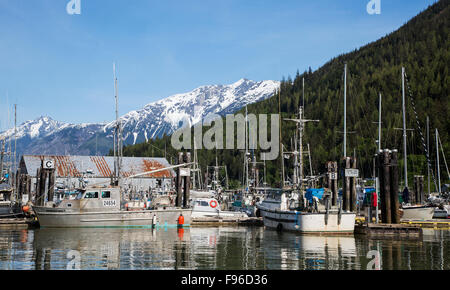 British Columbia, Kanada, Bella Coola Hafen, Stockfoto