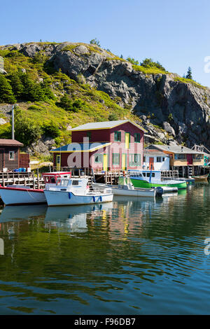 Quidi Vidi Hafen, St. John's, Neufundland, Kanada Stockfoto