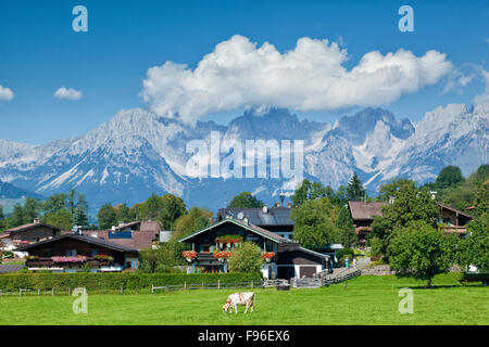 Aurach, in der Nähe von Kitzbühel, Tirol, Österreich Stockfoto