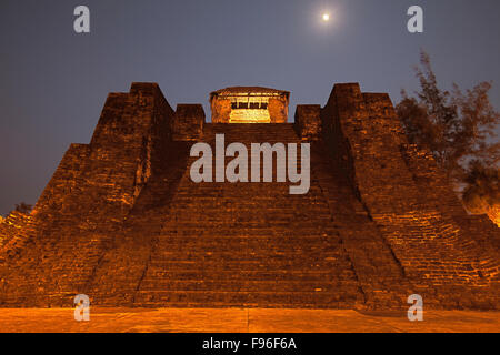 Aztekische Pyramide, Castillo Teayo, Veracruz, Mexiko Stockfoto