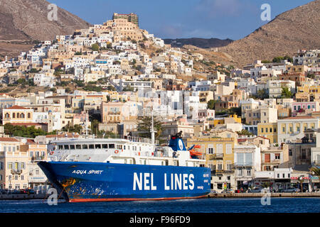 Ermoupolis, Syros, griechische Inseln Stockfoto