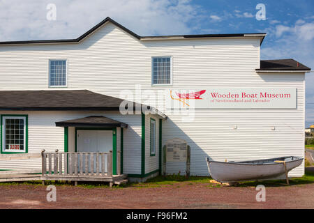 Hölzerne Boot Museum, Winterton, Neufundland, Kanada Stockfoto