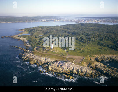 Lighthouse Point, Louisbourg, Nova Scotia, Kanada Stockfoto