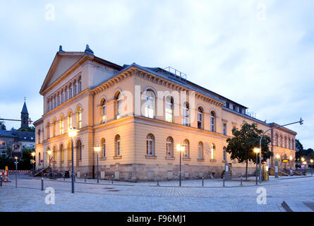 Ducal-sächsischen Theater, jetzt das Landestheater Coburg Bezirk, Upper Franconia, Bayern, Deutschland Stockfoto