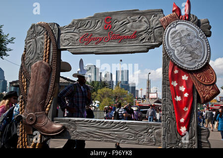 2015-Calgary Stampede, Calgary, Alberta, Kanada. Stockfoto