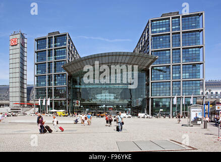 Berlin Hbf, Hauptbahnhof, Hauptbahnhof Stockfoto