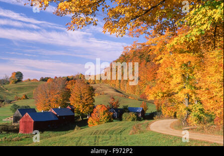 Jenne Farm, South Woodstock, Vermont, USA Stockfoto