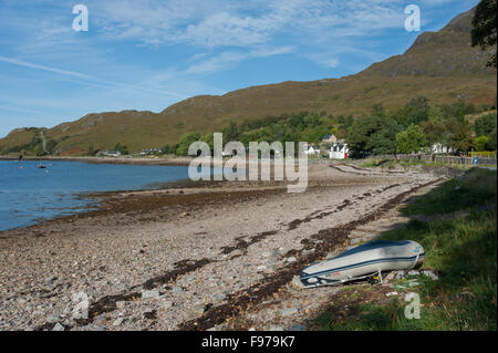 Arnisdale Bucht Lochaber Schottland Stockfoto