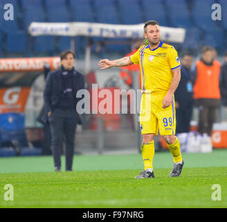 Rom, Italien. 14. Dezember 2015. während der italienischen Serie A Fußball Spiel S.S. Lazio gegen UC Sampdoria Genua im Olympiastadion in Rom, am 14. Dezember 2015. Stockfoto