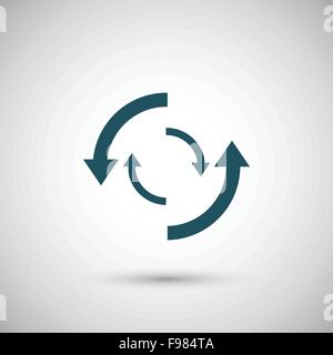 Blaue Vektor-Pfeil Stock Vektor