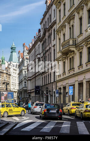 Maiselova Straße in Prag anzeigen Stockfoto