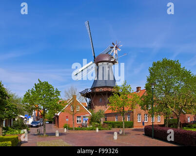 Ditzum Windmuehle - Windmühle Ditzum 01 Stockfoto