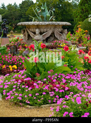 Italienischer Garten in Osborne House East Cowes, Isle Of Wight England UK ehemalige Heimat von Königin Victoria und Prinz Albert Stockfoto