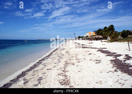 Strand Playa Ancon, Trinidad, Kuba Stockfoto