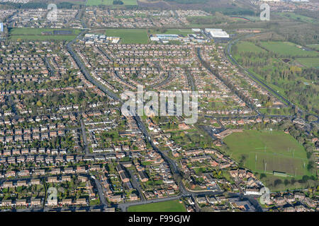Eine Luftaufnahme des Gebiets Frodingham Scunthorpe. Stockfoto