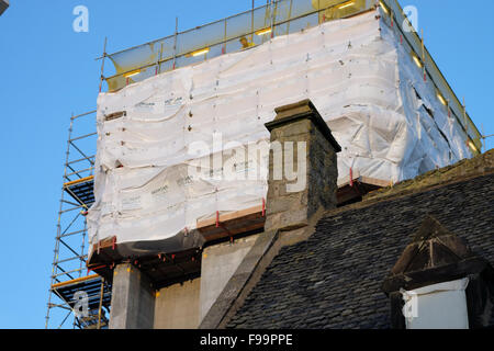 Marischal square Entwicklung der umliegenden historischen Provost Skene House im Zentrum von Aberdeen Schottland, Dezember 2015. Stockfoto