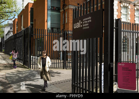 UAL, University of the Arts London in Chelsea, Großbritannien Stockfoto