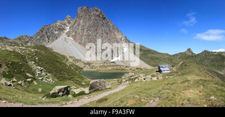 Pombie Zuflucht in MIDI-D'ossau Stockfoto