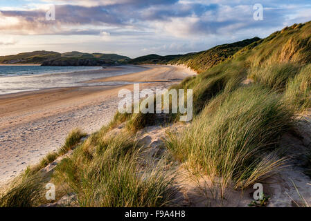 Abendlicht am Balnakeil Bucht, in der Nähe von Cape Wrath weit nordwestlichen Ecke Festland Schottland Stockfoto