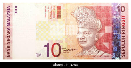 15. Oktober 2014 - 10 malaysische Ringgit (Credit-Bild: © Andrey Nekrassow/ZUMA Wire/ZUMAPRESS.com) Stockfoto