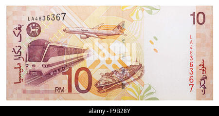 15. Oktober 2014 - 10 malaysische Ringgit (Credit-Bild: © Andrey Nekrassow/ZUMA Wire/ZUMAPRESS.com) Stockfoto