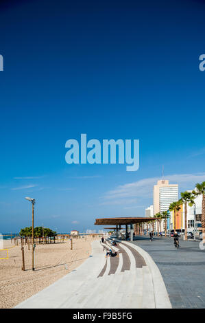 Israel, Tel Aviv, neue Tayelet - promenade Stockfoto