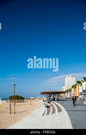 Israel, Tel Aviv, neue Tayelet - promenade Stockfoto