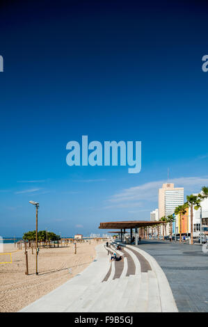 Israel, Tel Aviv, neue Tayelet - promenade Stockfoto