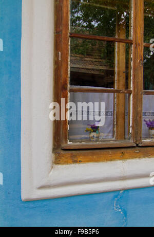 Holz-Fenster Stockfoto