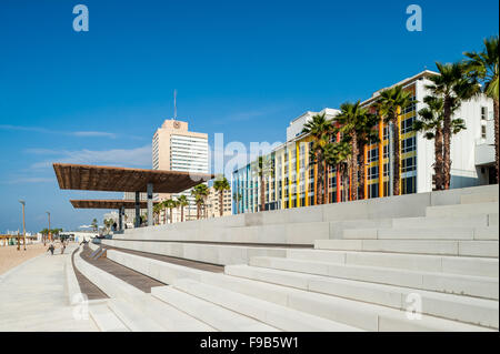 Israel, Tel Aviv, neue Tayelet - promenade Stockfoto