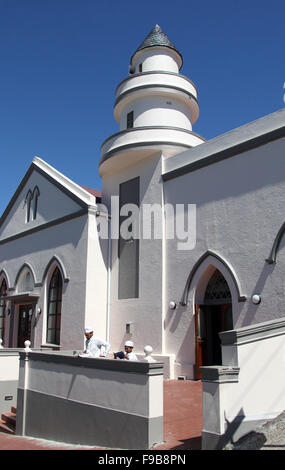 Shaffee Moschee in Bo Kaap Viertel von Kapstadt Stockfoto