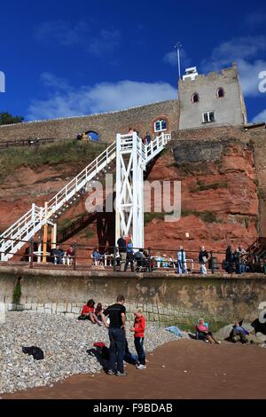 Die Jakobsleiter, Sidmouth, East Devon Stockfoto