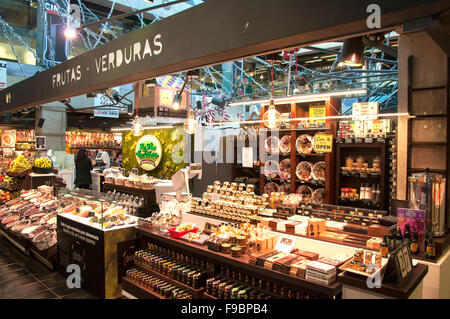 San Anton Market, Chueca, Madrid, Spanien Stockfoto