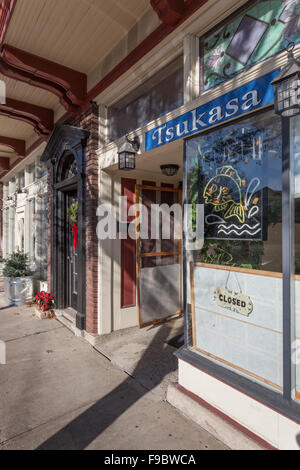 Tsukasa Restaurant auf Crosswicks Avenue in Bordentown, New Jersey. Stockfoto