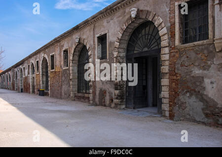 Arsenale Gebäude, in denen Kunstwerke 2015 56th kuratiert Biennale in Venedig von Okwui Enwezor.La Biennale di Venezia, Venedig, Italien Stockfoto