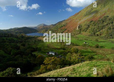 Nant Gwynant im Snowdonia Eryri National Park, Wales, Großbritannien. Stockfoto