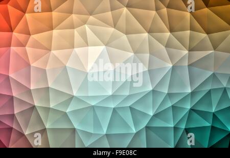 Abstrakte Farbmuster polygonalen Dreieck. Stockfoto