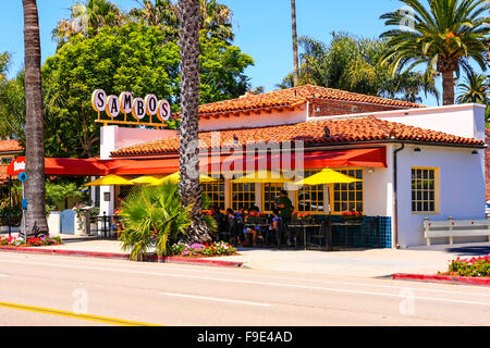 Sambo Restaurant auf E Cabrillo Blvd in Santa Barbara, Kalifornien Stockfoto