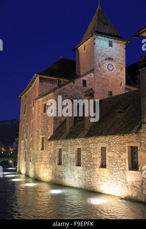 Frankreich Rhône-Alpes Annecy Palais de l ' Isle Thiou River Stockfoto