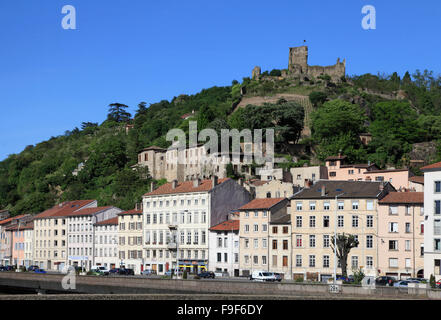 Frankreich Rhône-Alpes Isère Vienne skyline Stockfoto