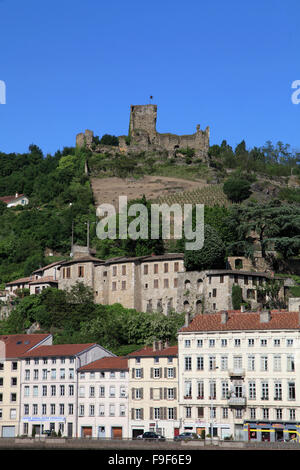 Frankreich Rhône-Alpes Isère Vienne skyline Stockfoto