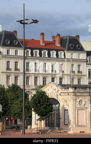 Frankreich Rhône-Alpes Lyon Place Bellecour Stockfoto