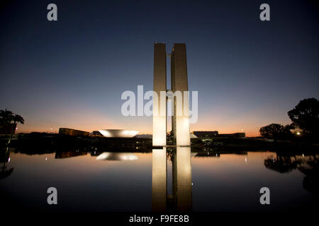 Brasilia, National congress Stockfoto